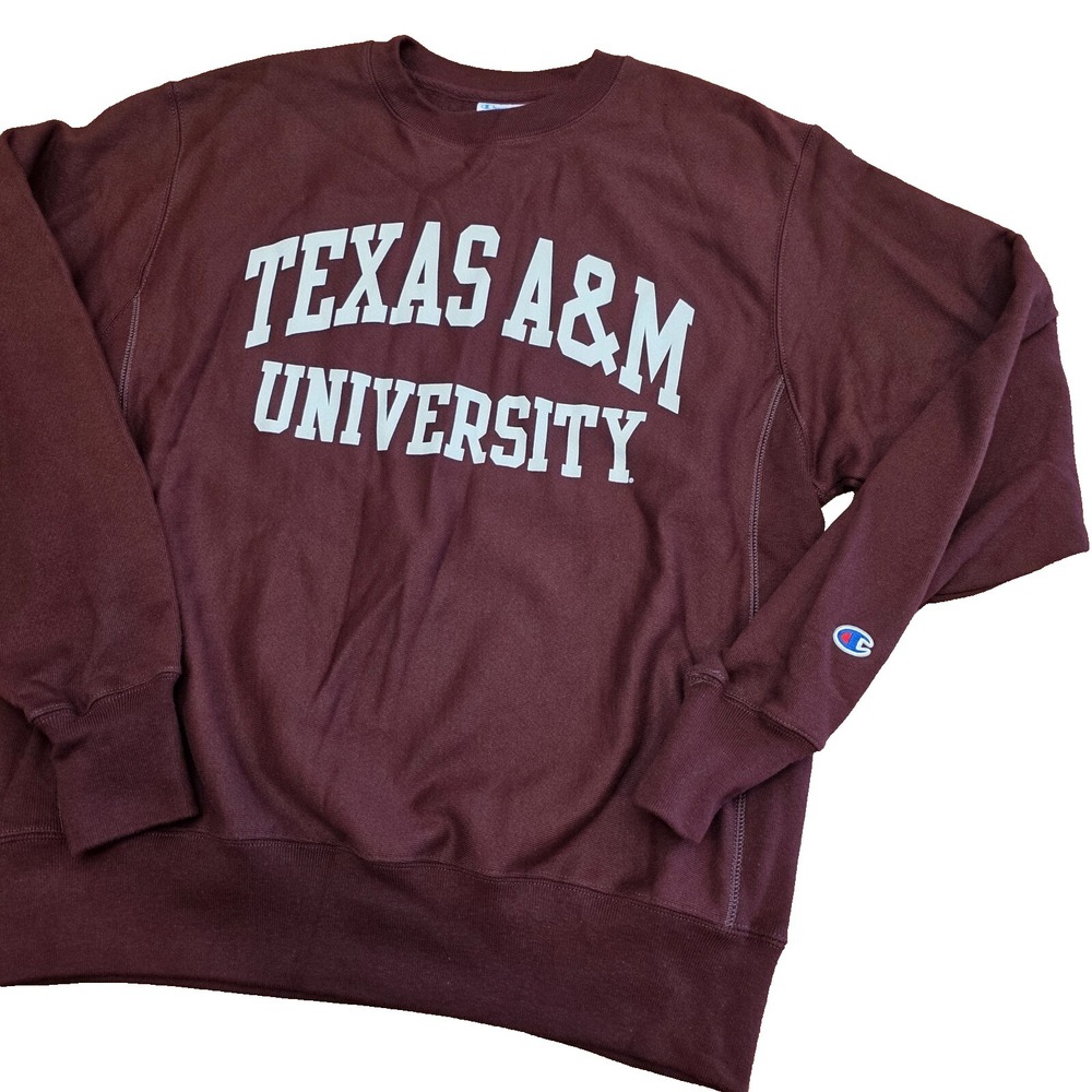 Champion Texas A&M University Aggies Reverse Weave‎ Sweatshirt Adult Medium